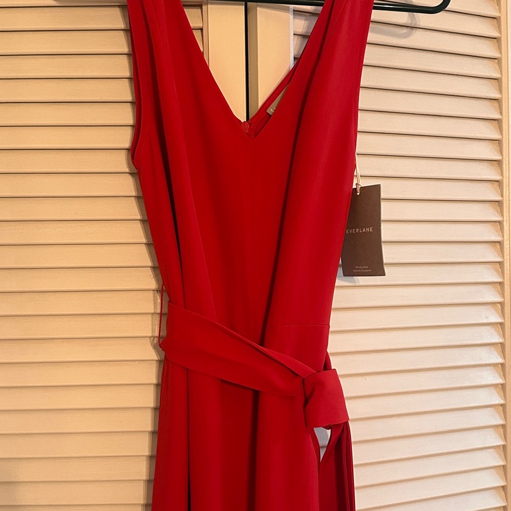 Everlane Red Jumpsuit